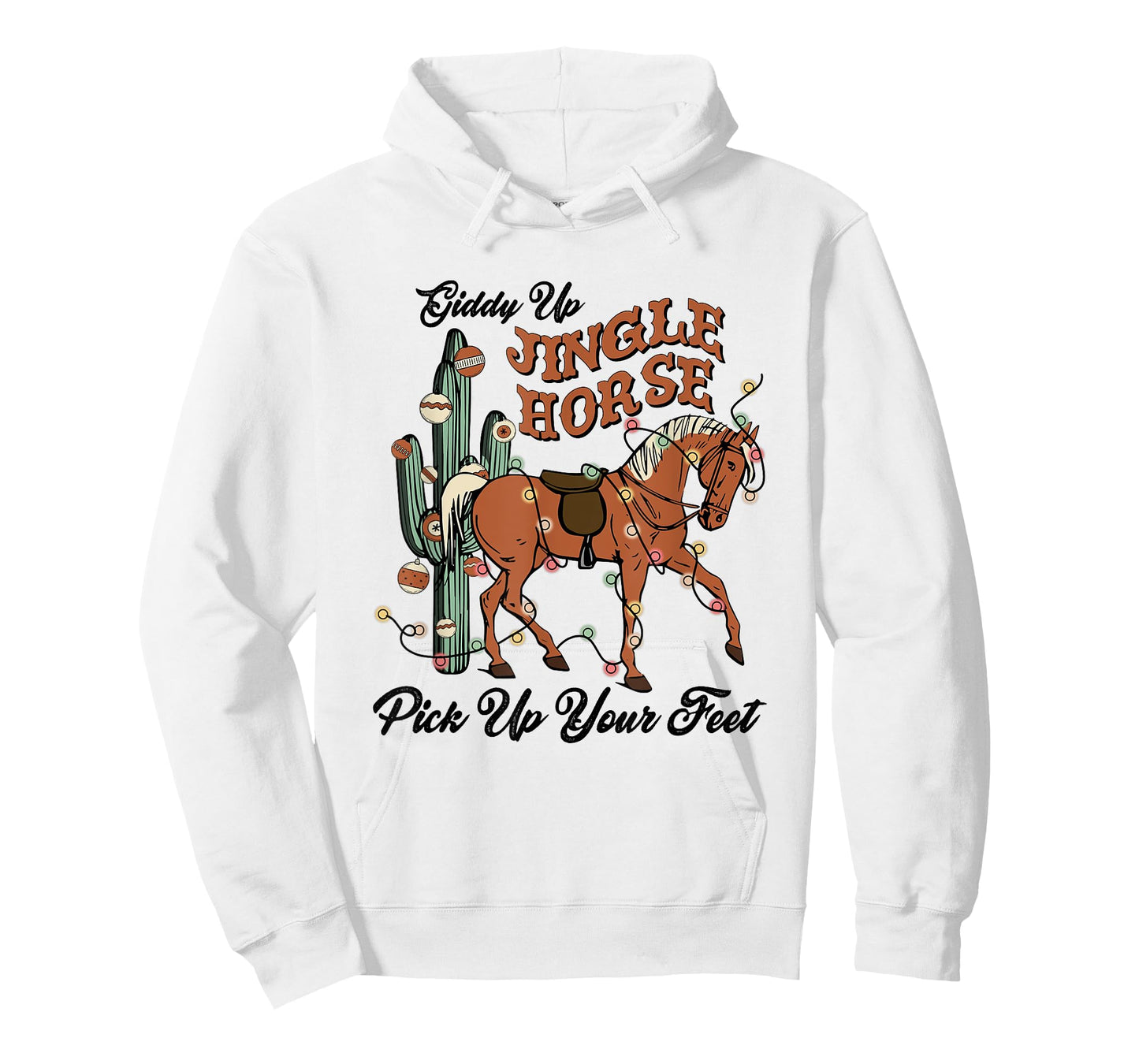 Giddy-Up Jingle Horse Pick Up Your Feet, Xmas Horse Lover T-Shirt