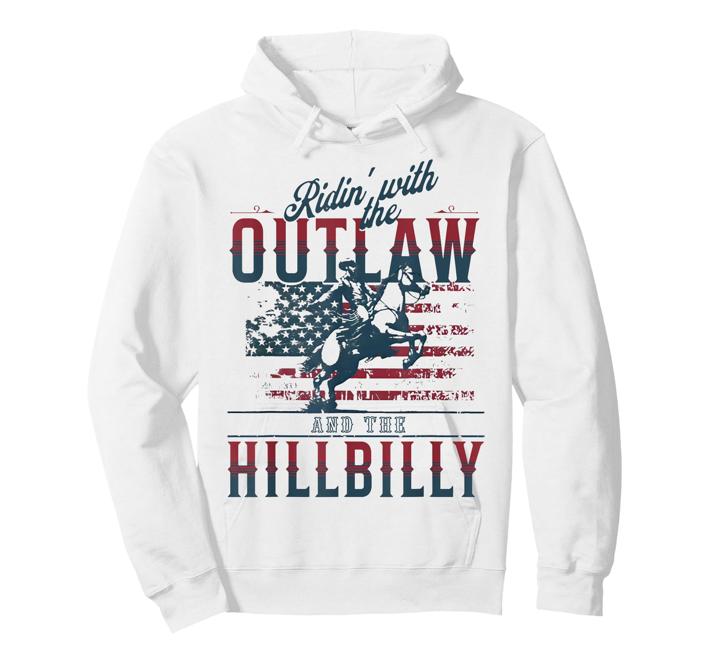 Cowboys Ridin With The Outlaw And The Hillbilly T-Shirt