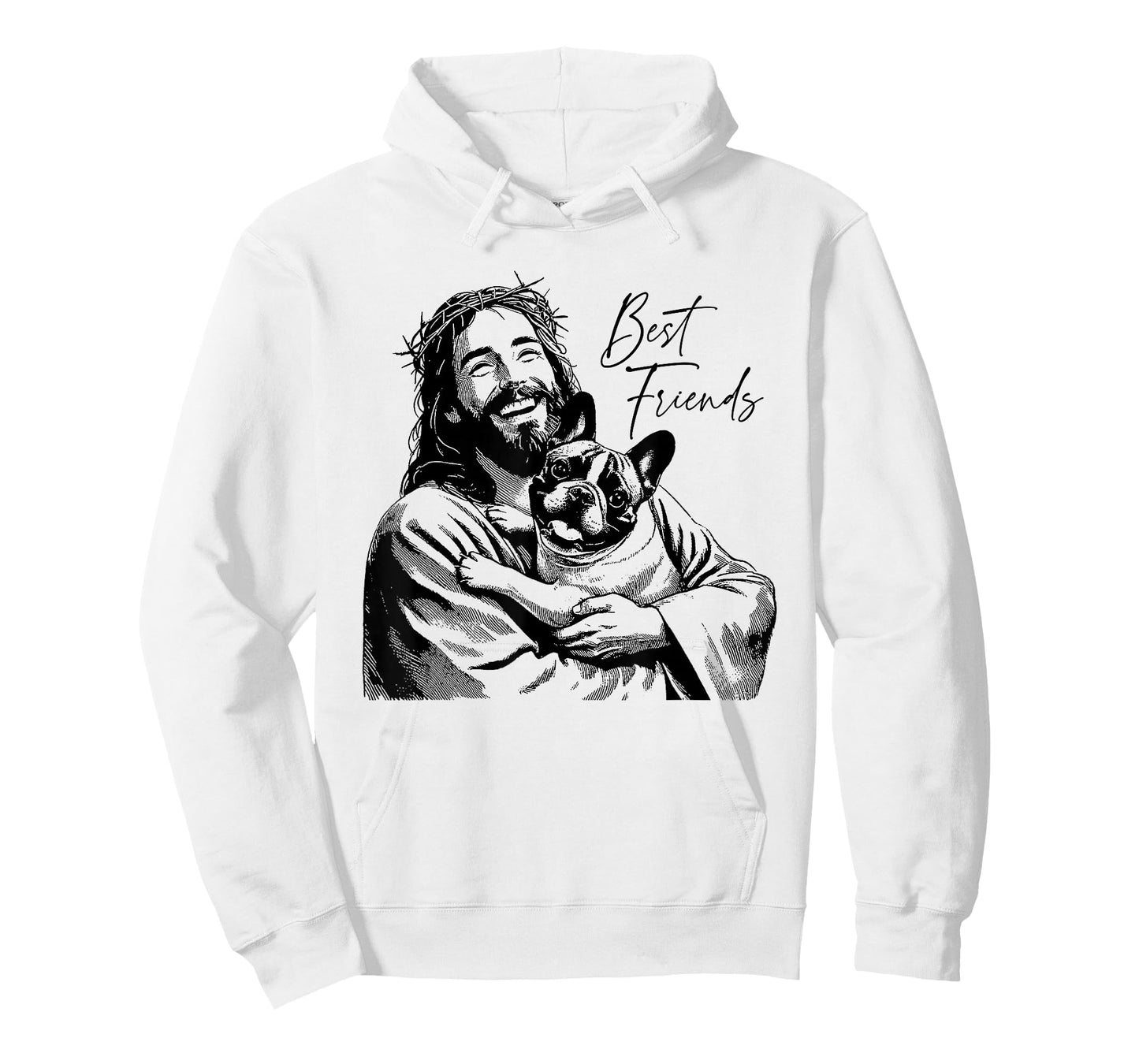 Jesus French Bulldog - Funny Christian Religious Dog Lover T-Shirt