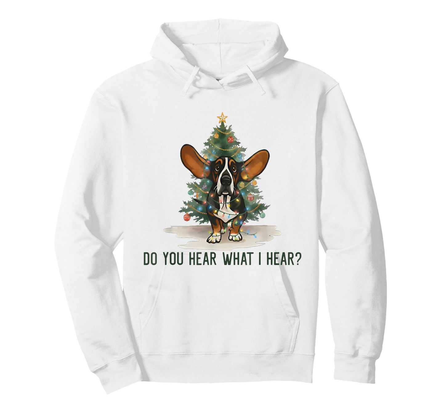 Do You Hear What I Hear Funny Basset Hound Dog T-Shirt