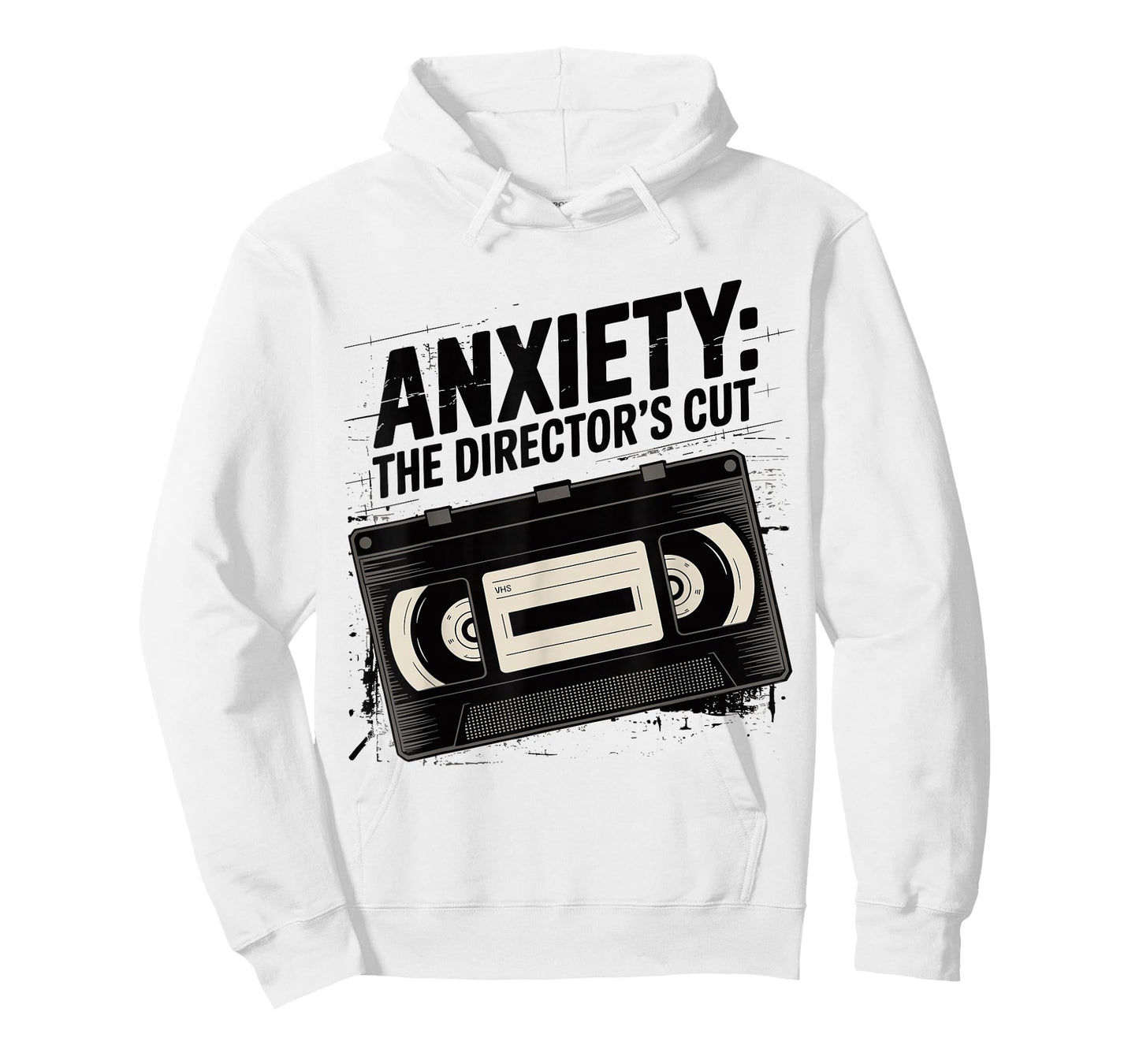Anxiety The Director’s Cut Retro VHS Apparel Design T-Shirt