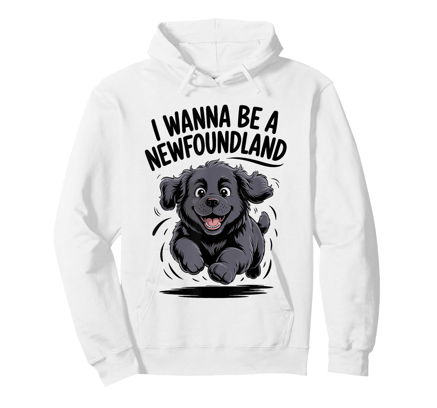 I Wanna Be A Newfoundland Funny Large Dog Breed Owner Newfie T-Shirt