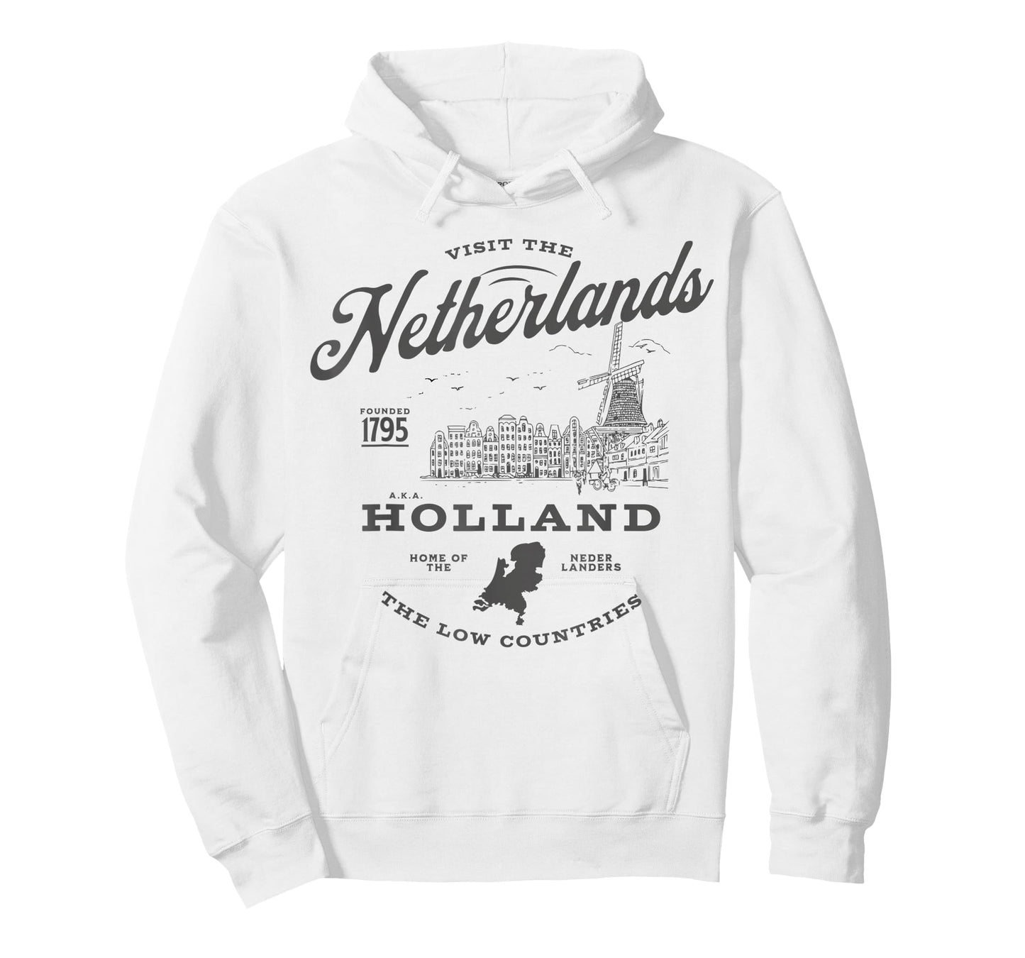 Visit The Netherlands Est 1795 The Low Countries Holland T-Shirt