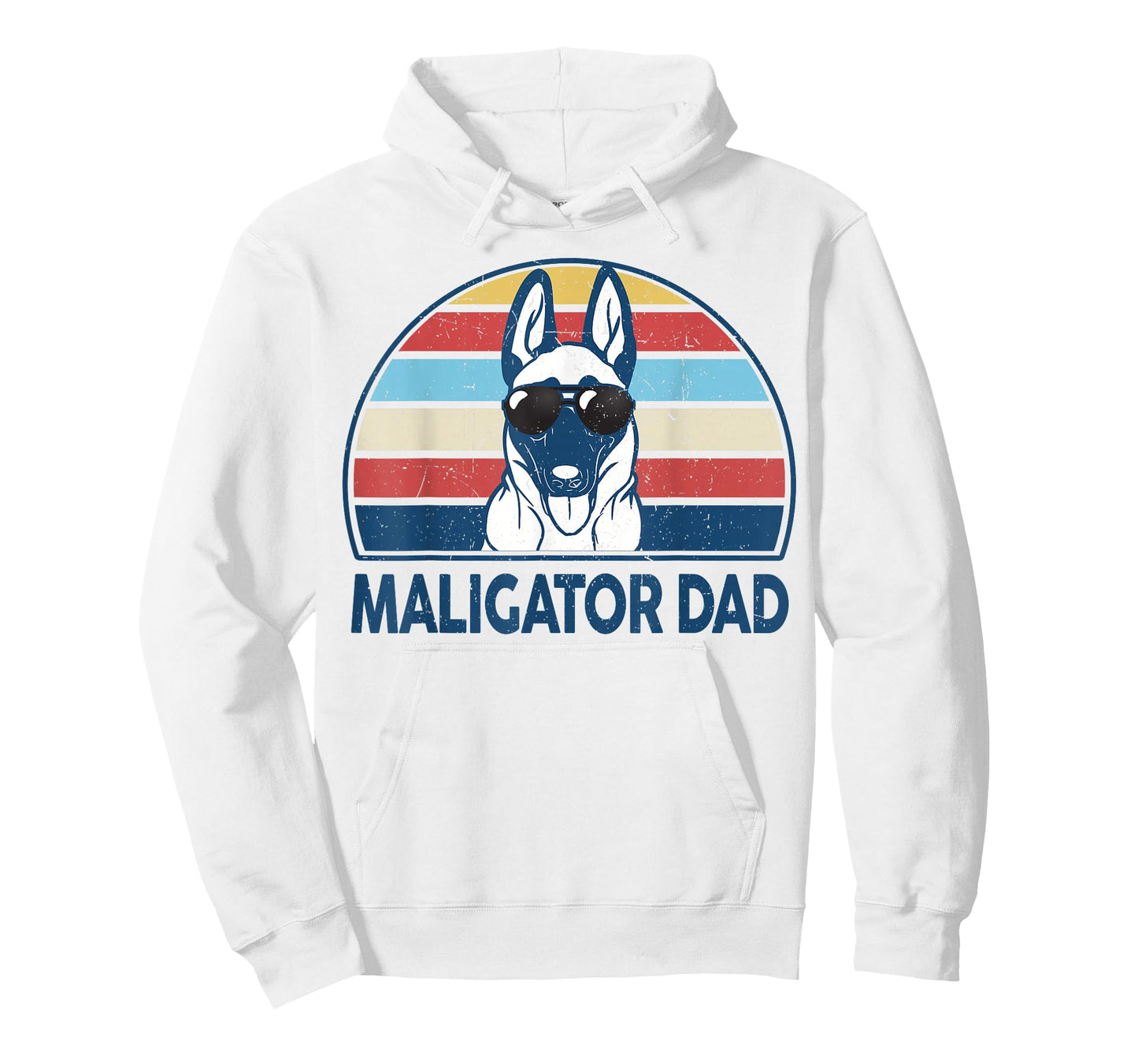 Funny Belgian Malinois Maligator Dad for Dog Lover T-Shirt