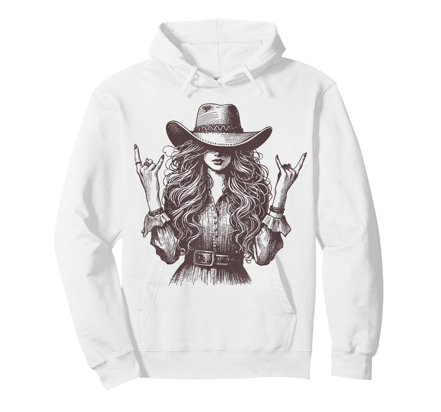 Rock And Roll Cowgirl Shirt Western Rodeo Girl Graphic Women T-Shirt