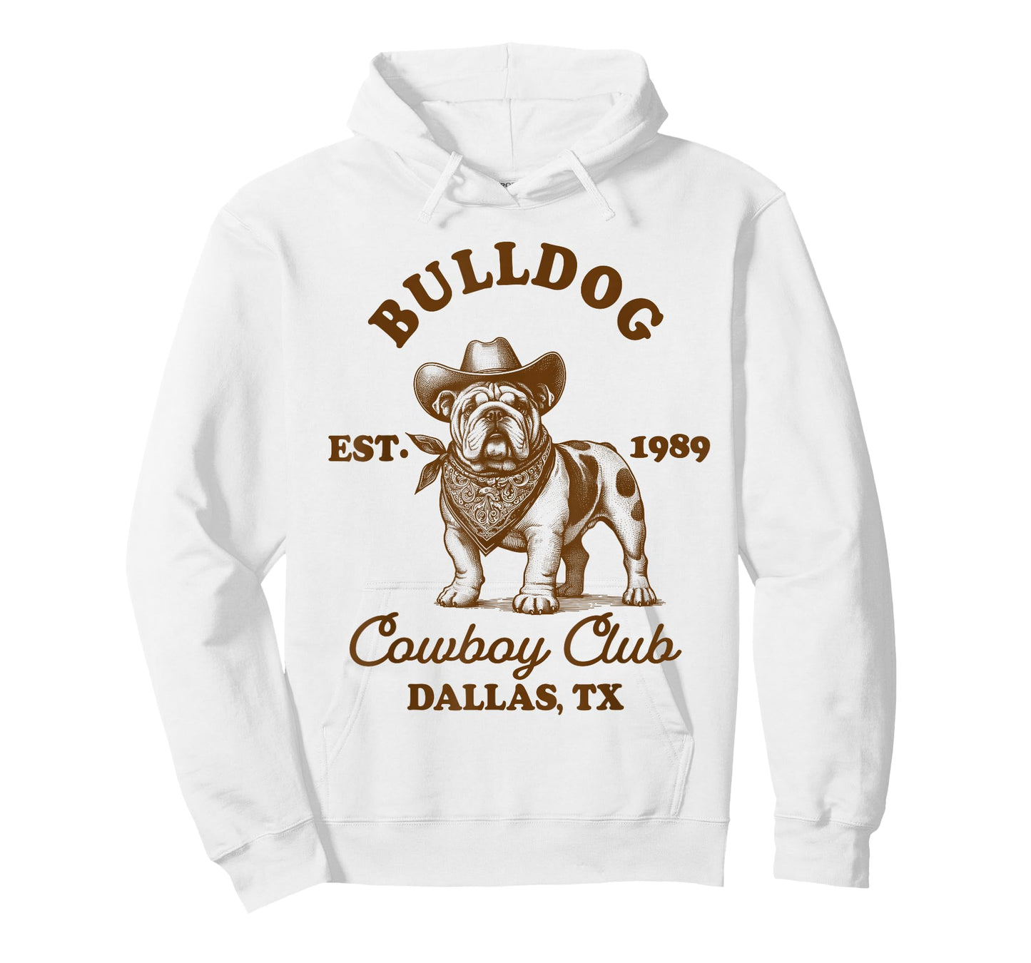 English Bulldog Mom Western Howdy Bulldog Cowboys Club T-Shirt