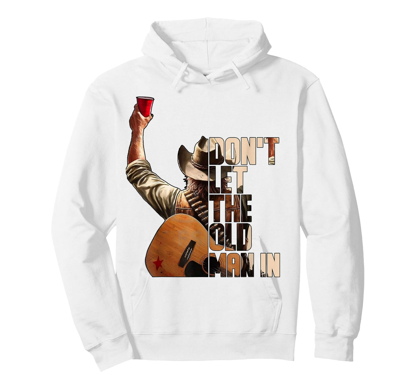 DON'T LET THE OLD MAN IN White Version T-Shirt