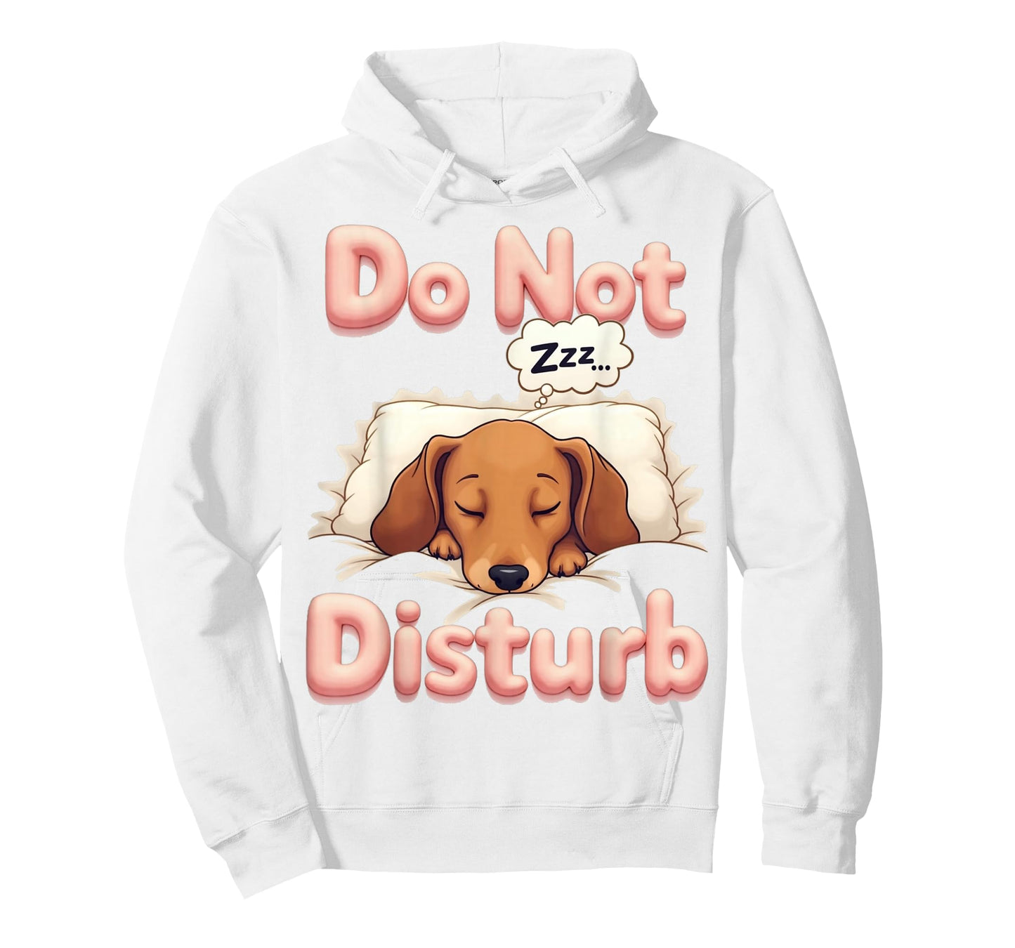 Do Not Disturb Wiener Dog Funny Dachshund Pajamas T-Shirt