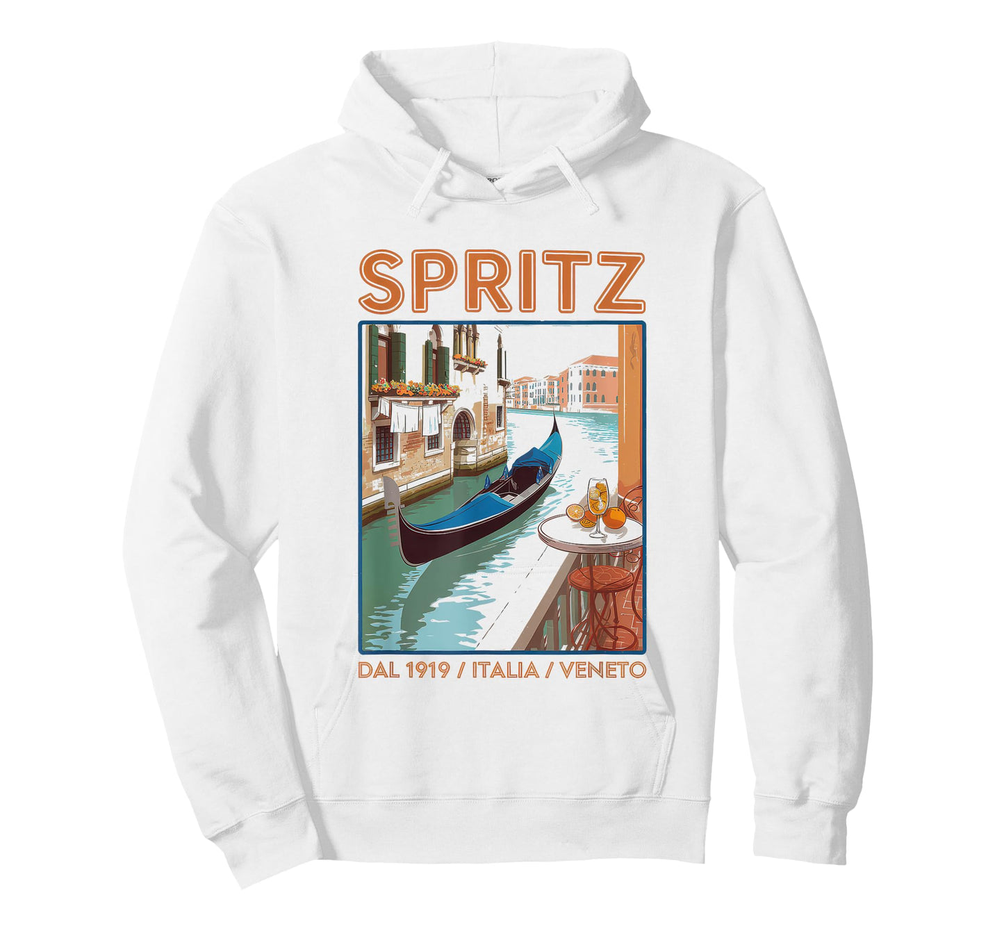 Spritz Veneto Tshirt Italia Vintage Orange Wine Cocktail T-Shirt