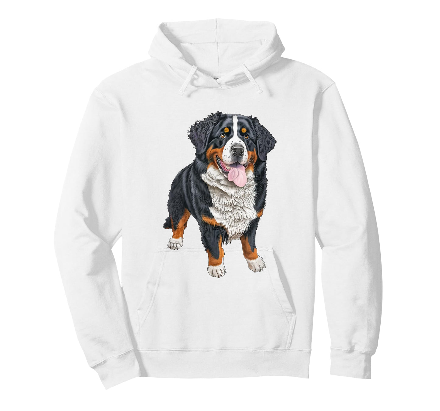 Bernese Mountain Dog Portrait Artistic Image T-Shirt