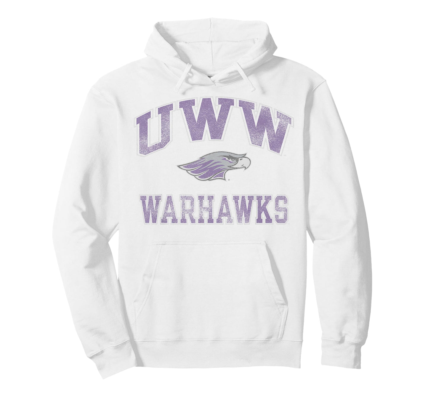 Wisconsin Whitewater Warhawks Vintage Worn Gray T-Shirt
