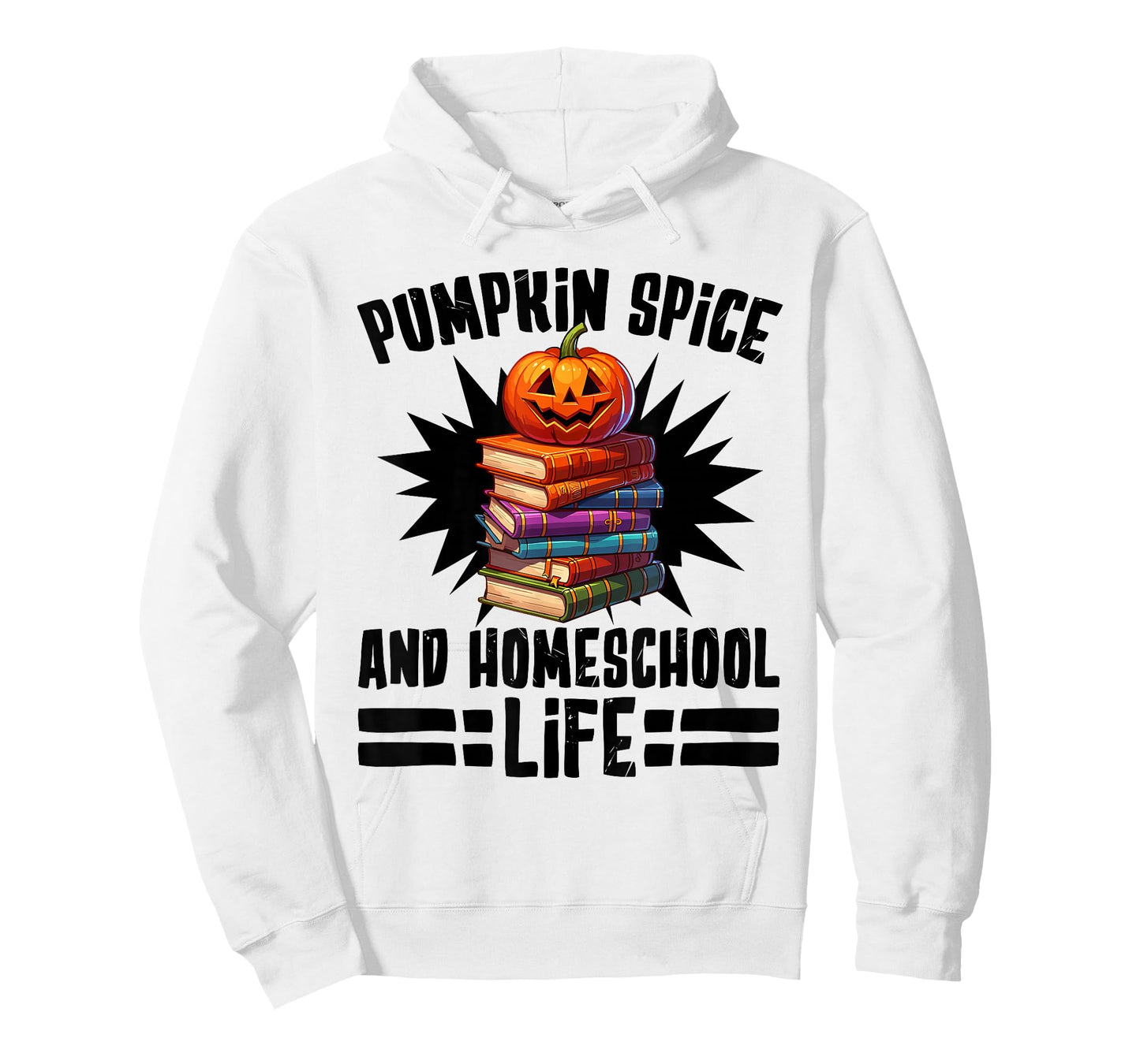 Pumpkin Spice and Homeschool Life Fall Homeschool Teacher T-Shirt