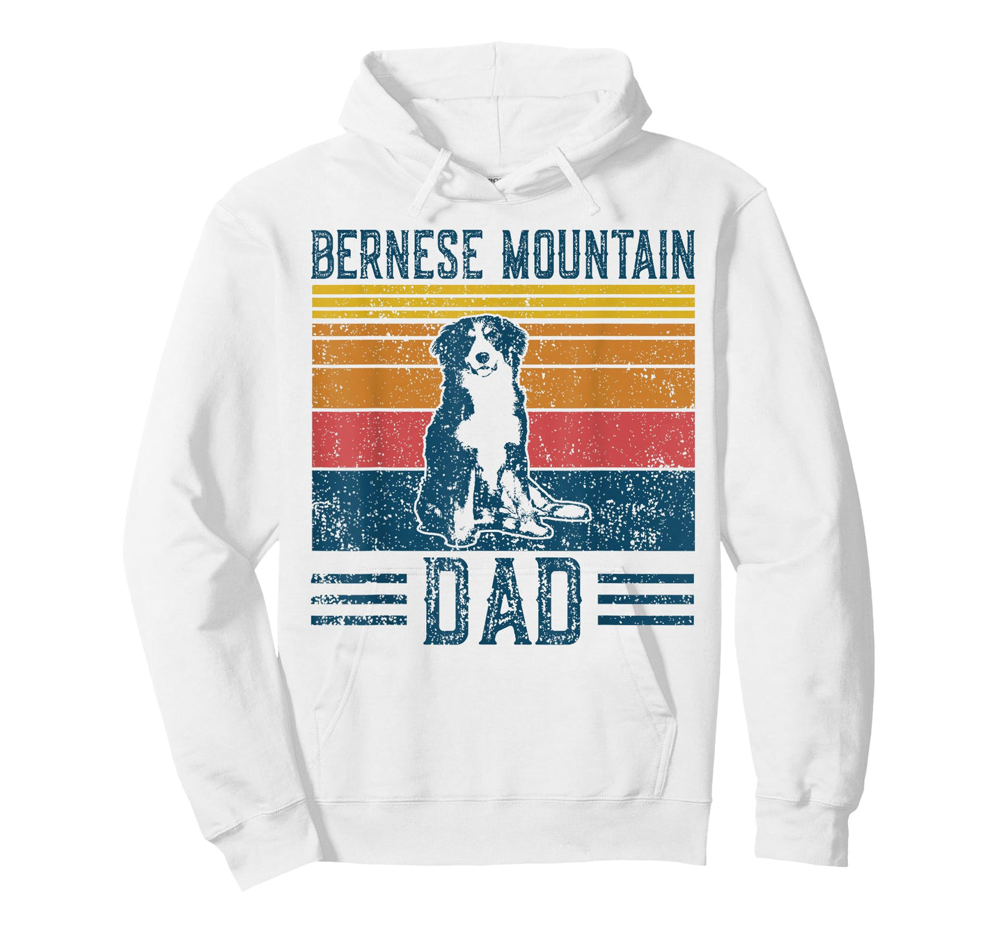 Dog Berner Dad - Vintage Bernese Mountain Dad T-Shirt