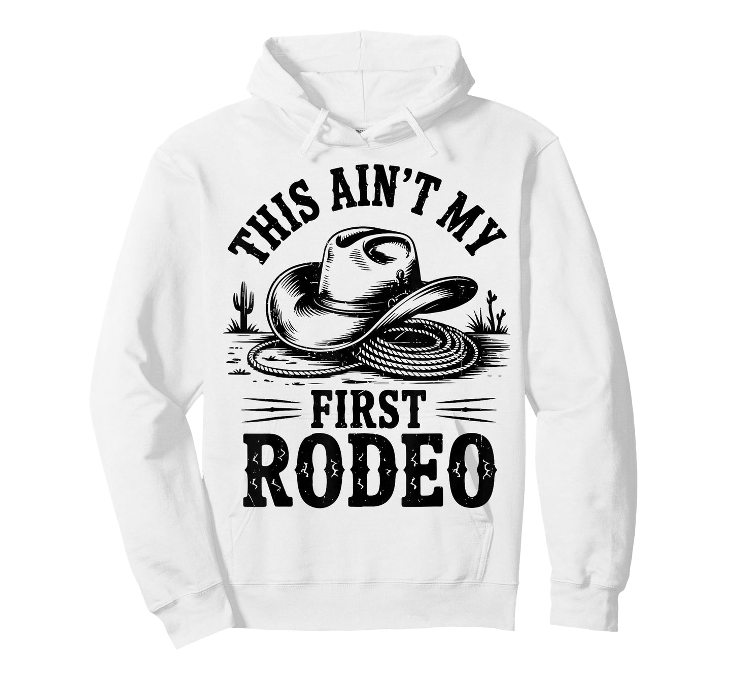 Boy This Aint My First Rodeo Western Cowboy Hats Toddler Men T-Shirt
