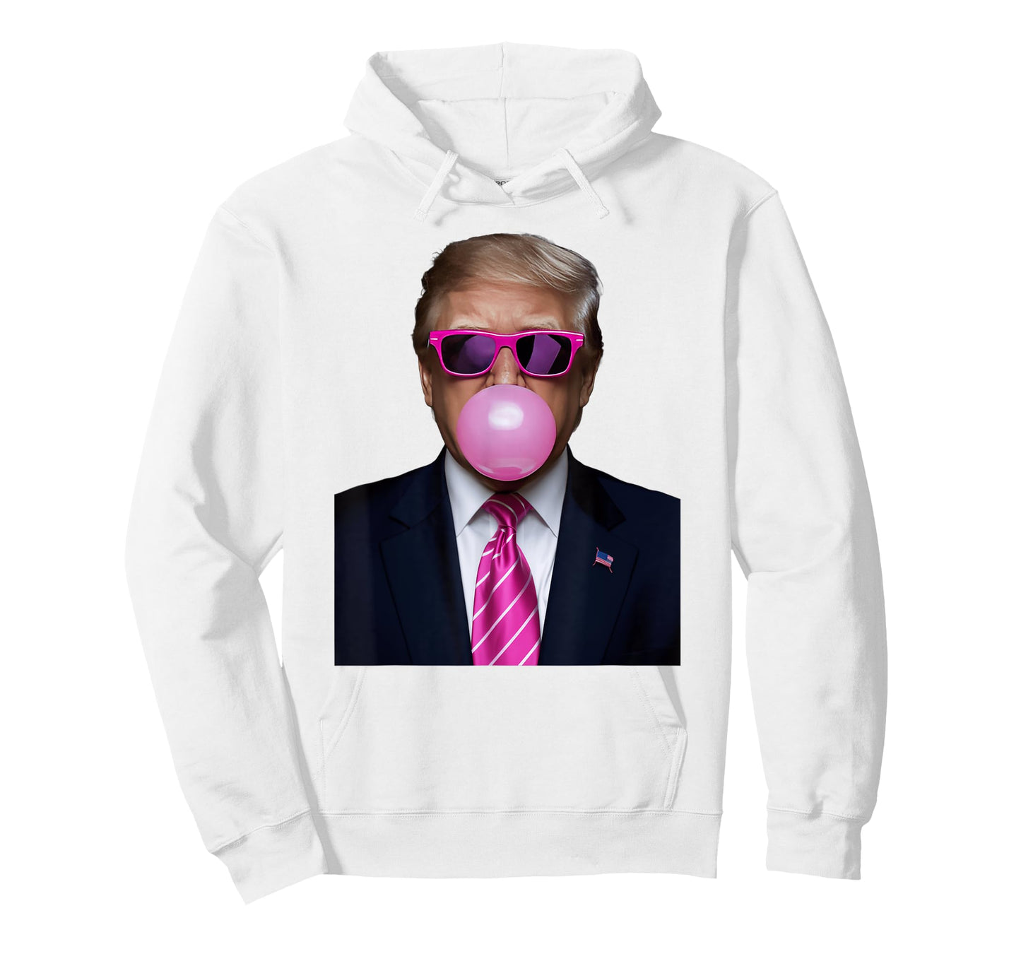 Funny Trump Daddys Home White House Tee Shirt - Unisex Adults - White - Short Sleeve - T-Shirt - Cartoon Bubble Theme - Classic Fit - Polyester 100%