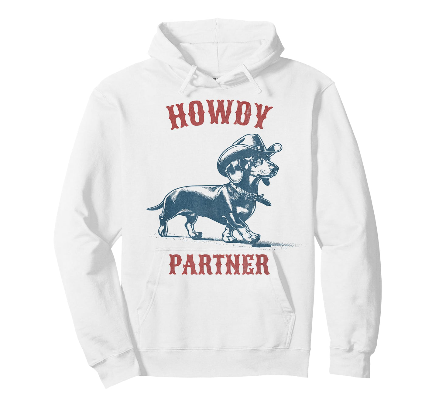 Howdy Partner - ready for Rodeo - Cowboy Weenie Dachshund T-Shirt