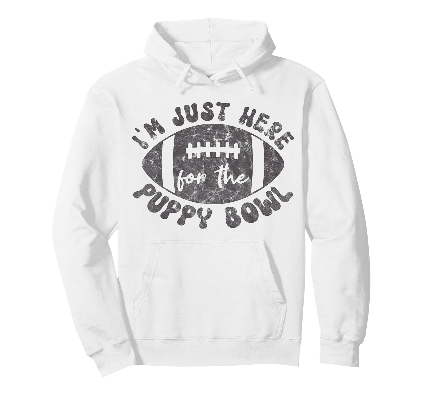 I'm Just Here For The Puppy Bowl Football T-Shirt
