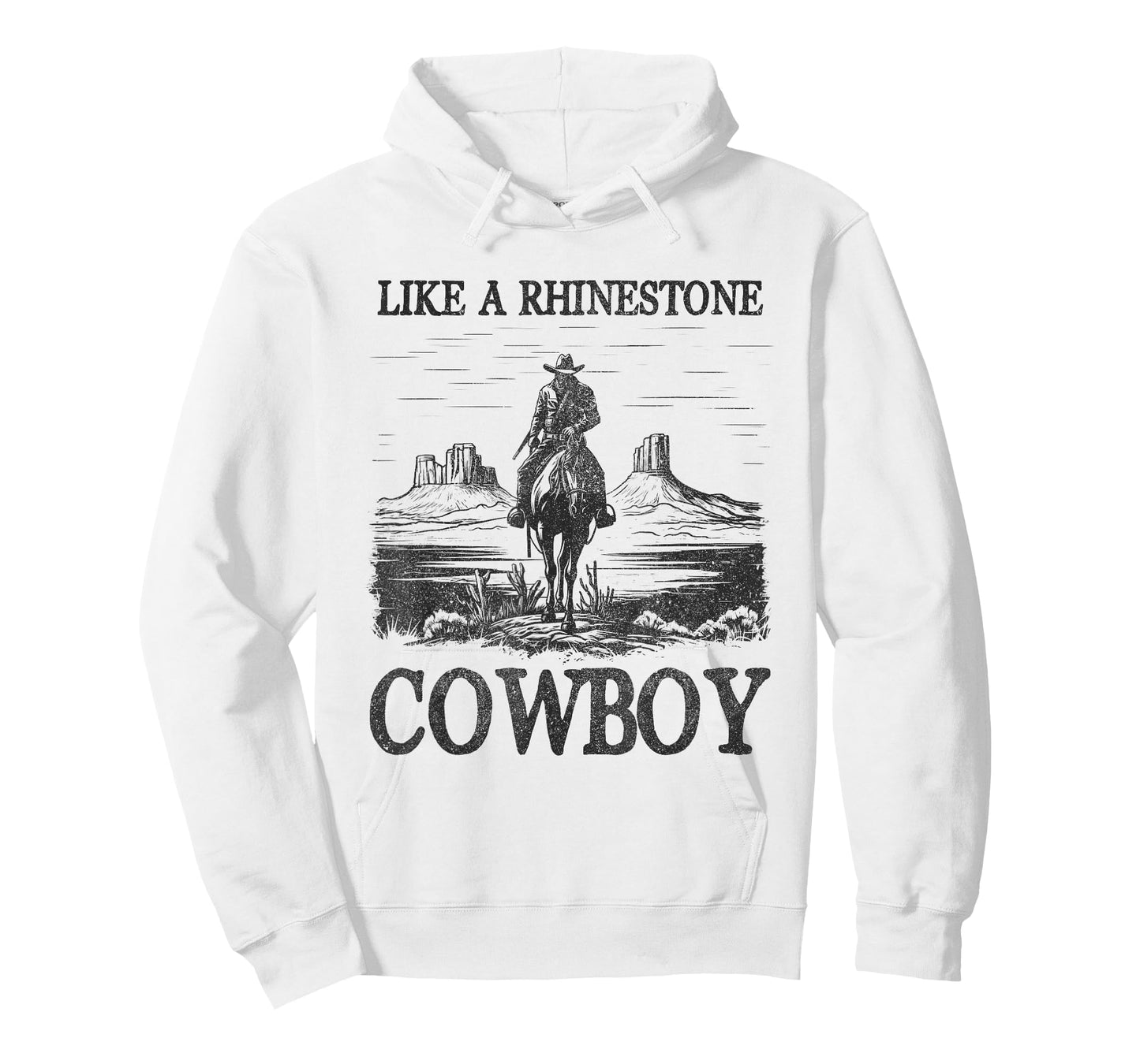 Like A Rhinestone Cowboy Western Life Rodeo Country Music T-Shirt