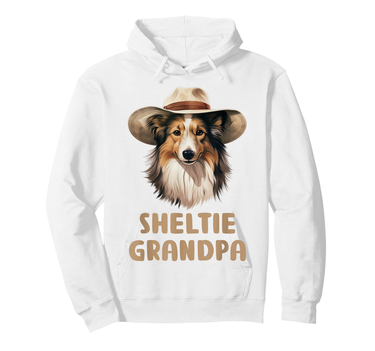 Sheltie Grandpa Dog Lovers Gift Funny Puppy Sheltie Owner T-Shirt for Men Women Kids