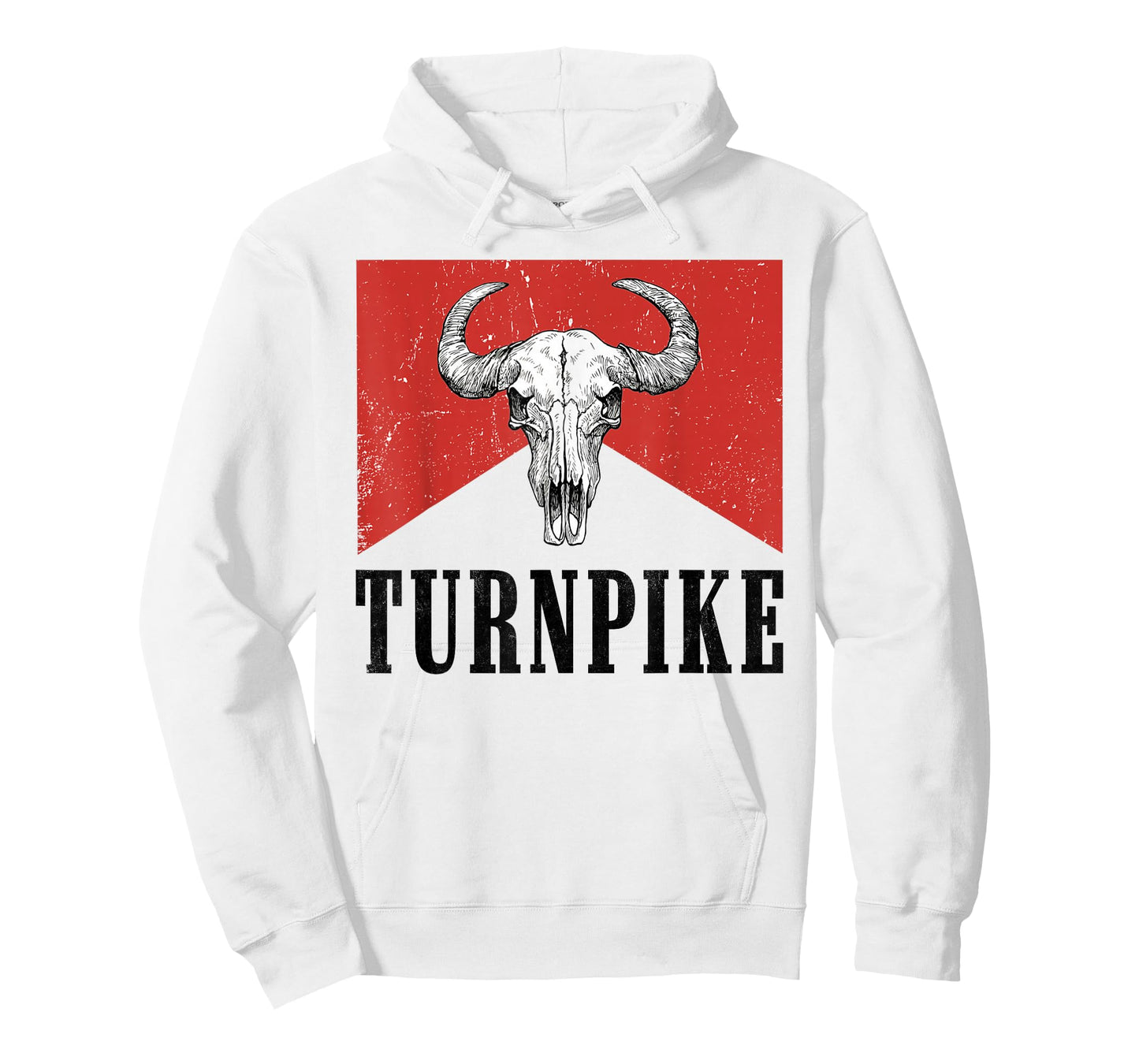 Turnpike Bull Skull Turnpike Western Country Turnpike Cowboy T-Shirt