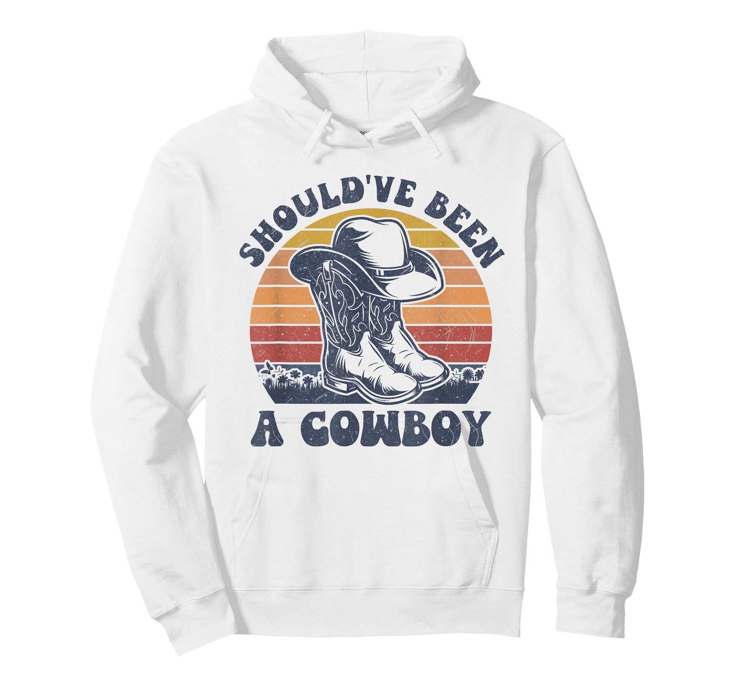 Vintage I Should Have Been A Cowboy Hat Western Life country T-Shirt
