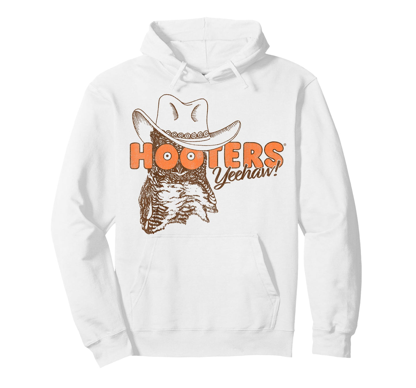 Hooters Hootie The Owl Yeehaw! Country Cowboy Logo Funny T-Shirt
