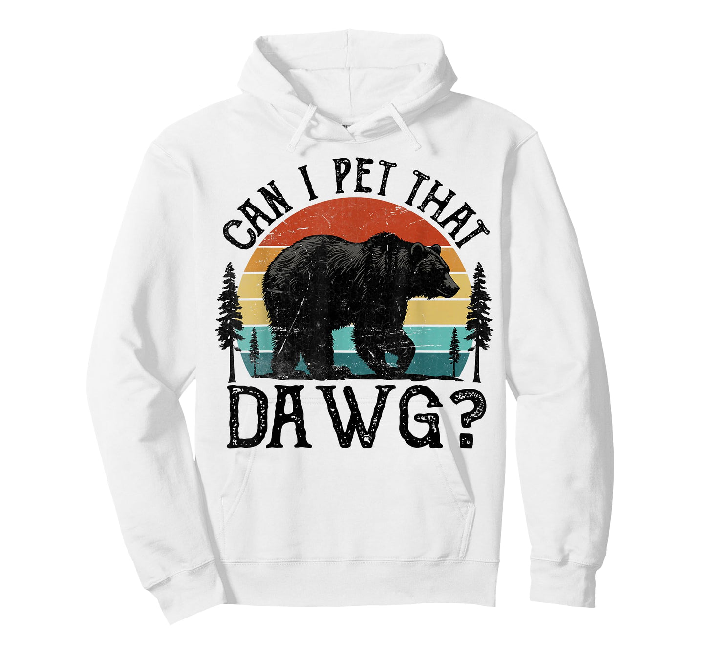 Can I Pet That Dog Funny Dawg Bear Meme Camping Hiking T-Shirt