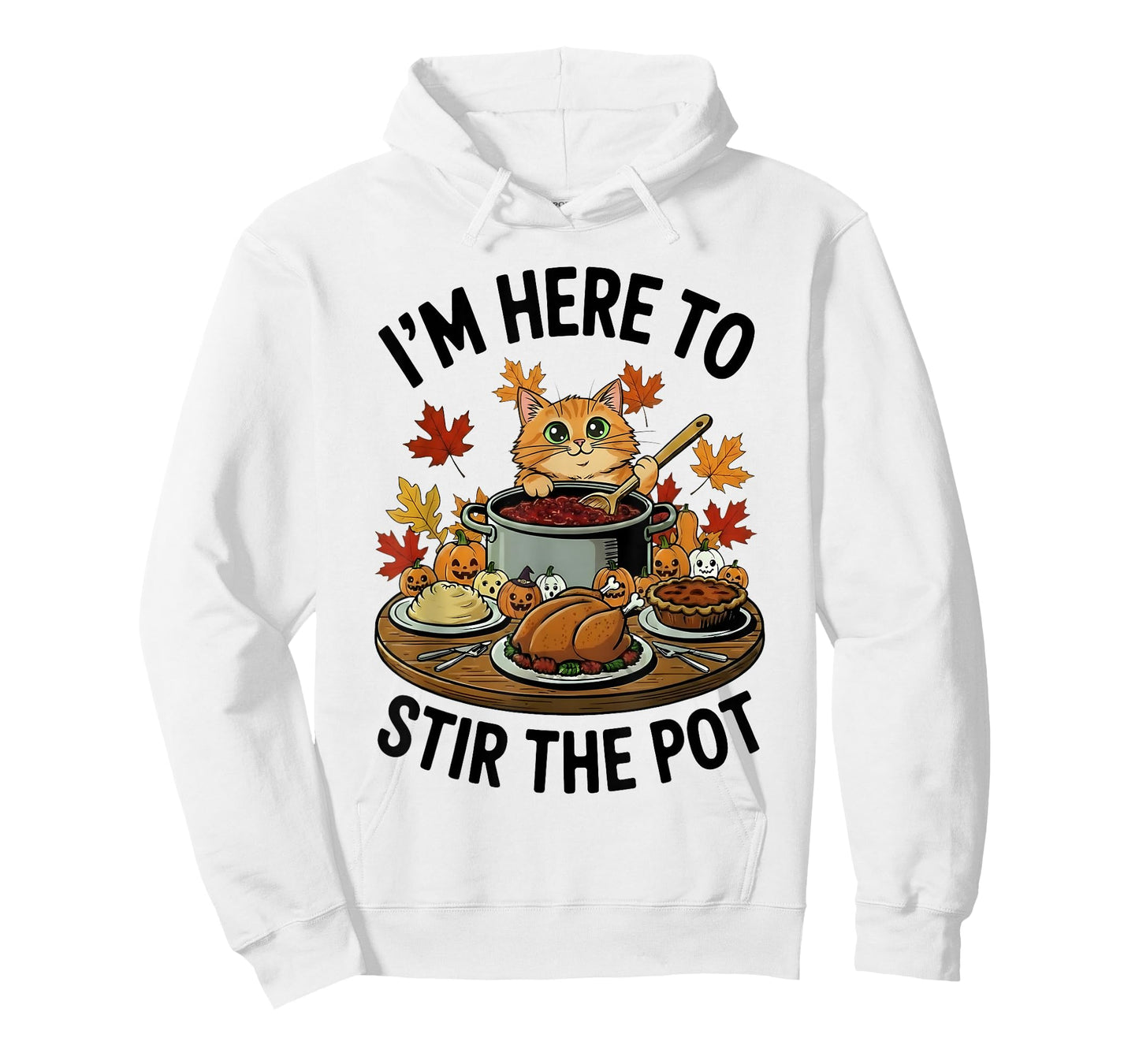 I'm Here to Stir The Pot Funny Cooking Lover Pun Men Women T-Shirt