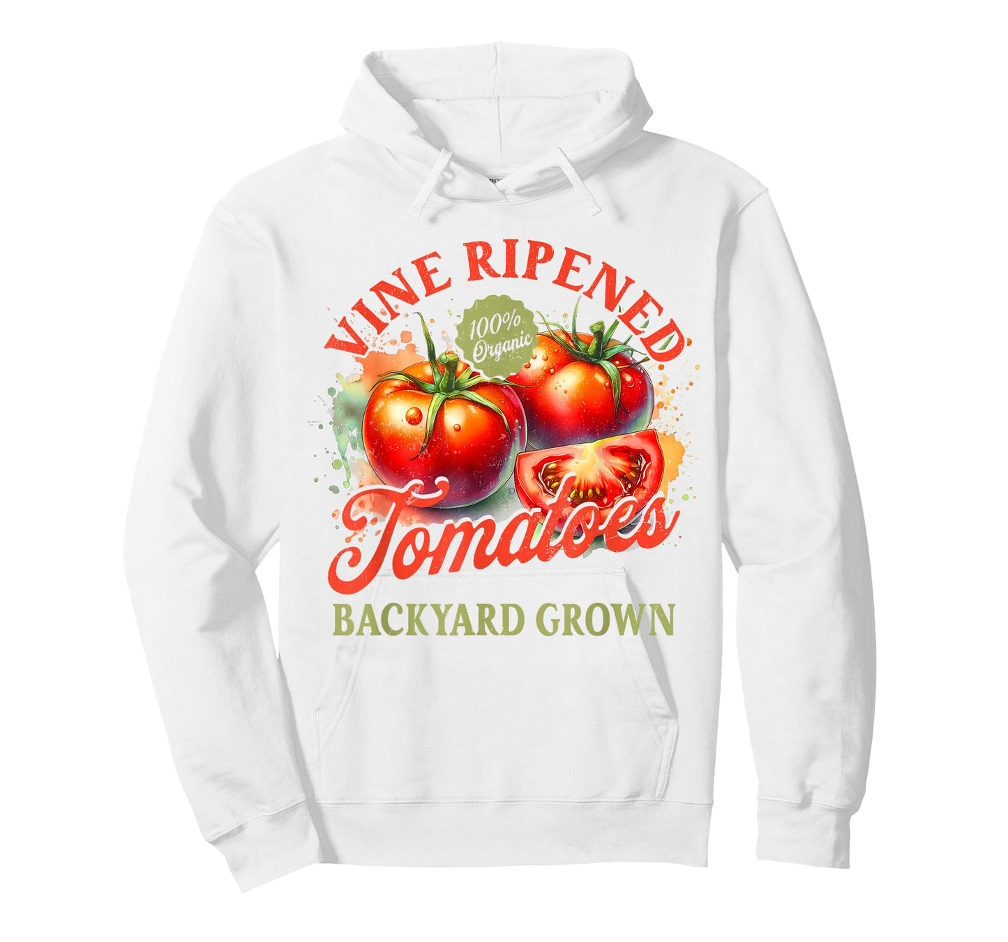 Tomato Lover Homegrown Vine Ripened Tomatoes Backyard Grown T-Shirt