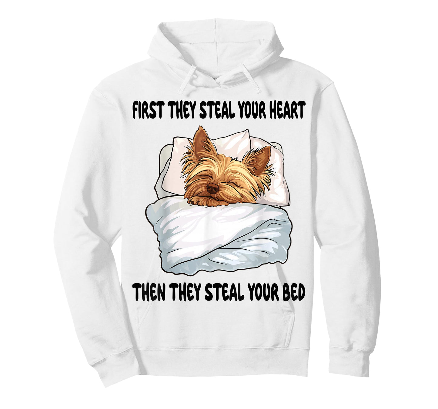 Yorkshire Terrier Yorkie Sleeping Pajamas Nightgown T-Shirt