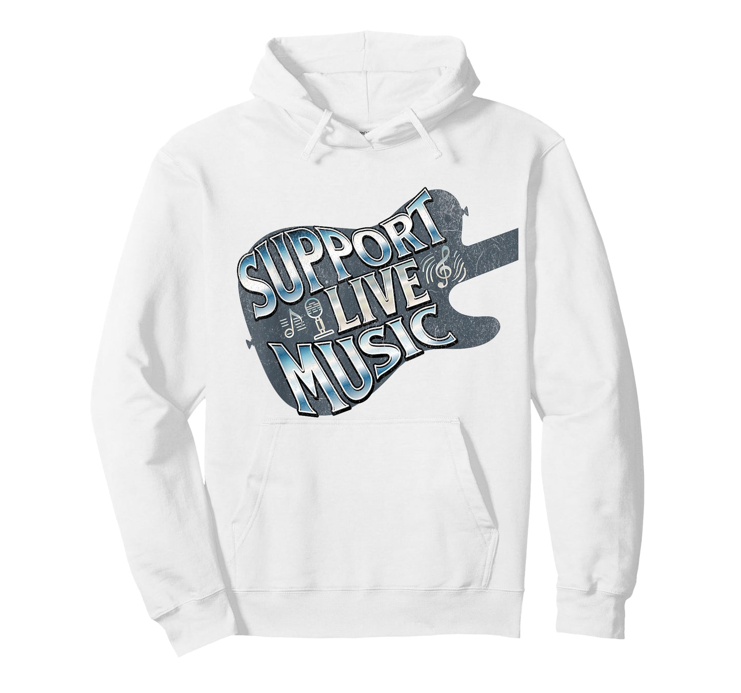 Support Live Music Live Band Concert Lover Live Music T-Shirt