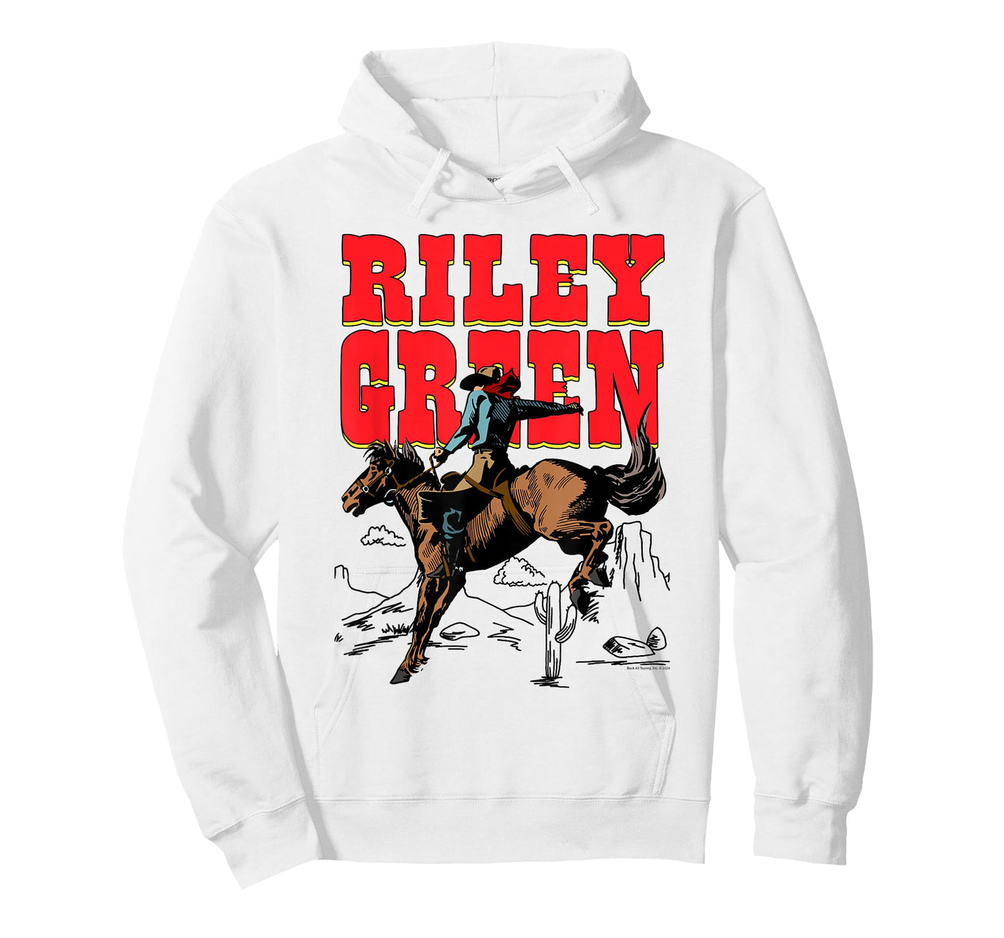 Riley Green Cowboy Horseback Riding Desert T-Shirt