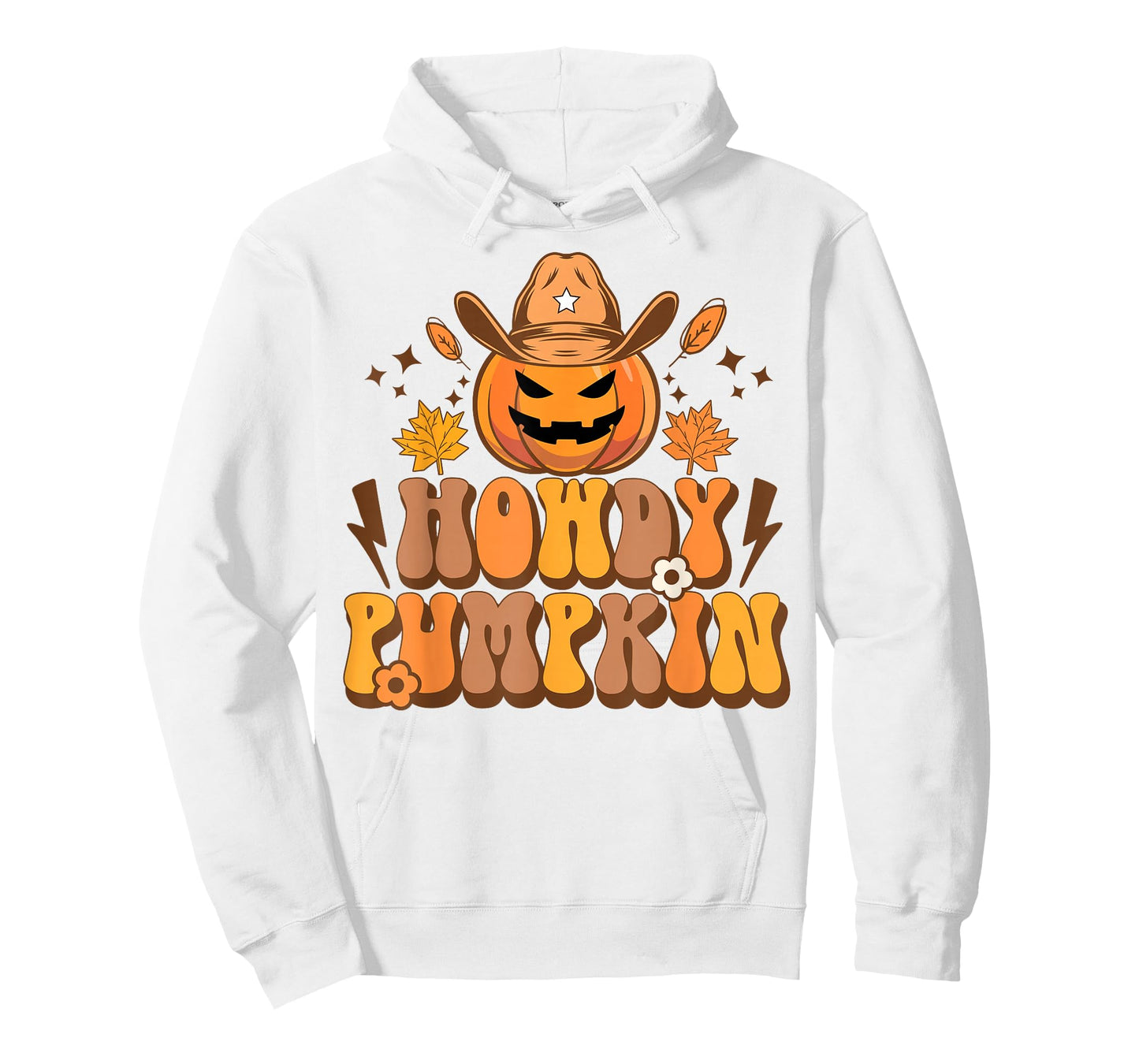 Howdy Pumpkin Retro Fall Autumn Western Halloween Women T-Shirt