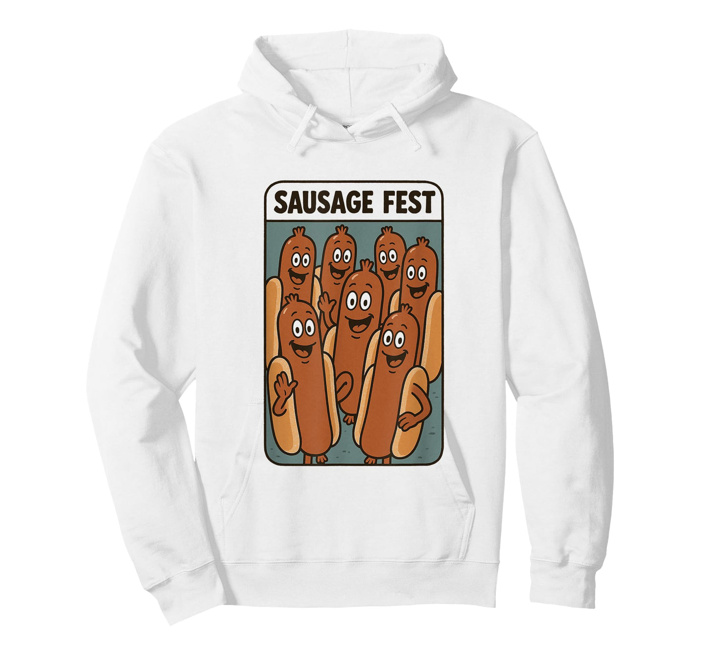 Funny Sausage Fest for Men | Hilarious Hot Dog Wiener Party T-Shirt