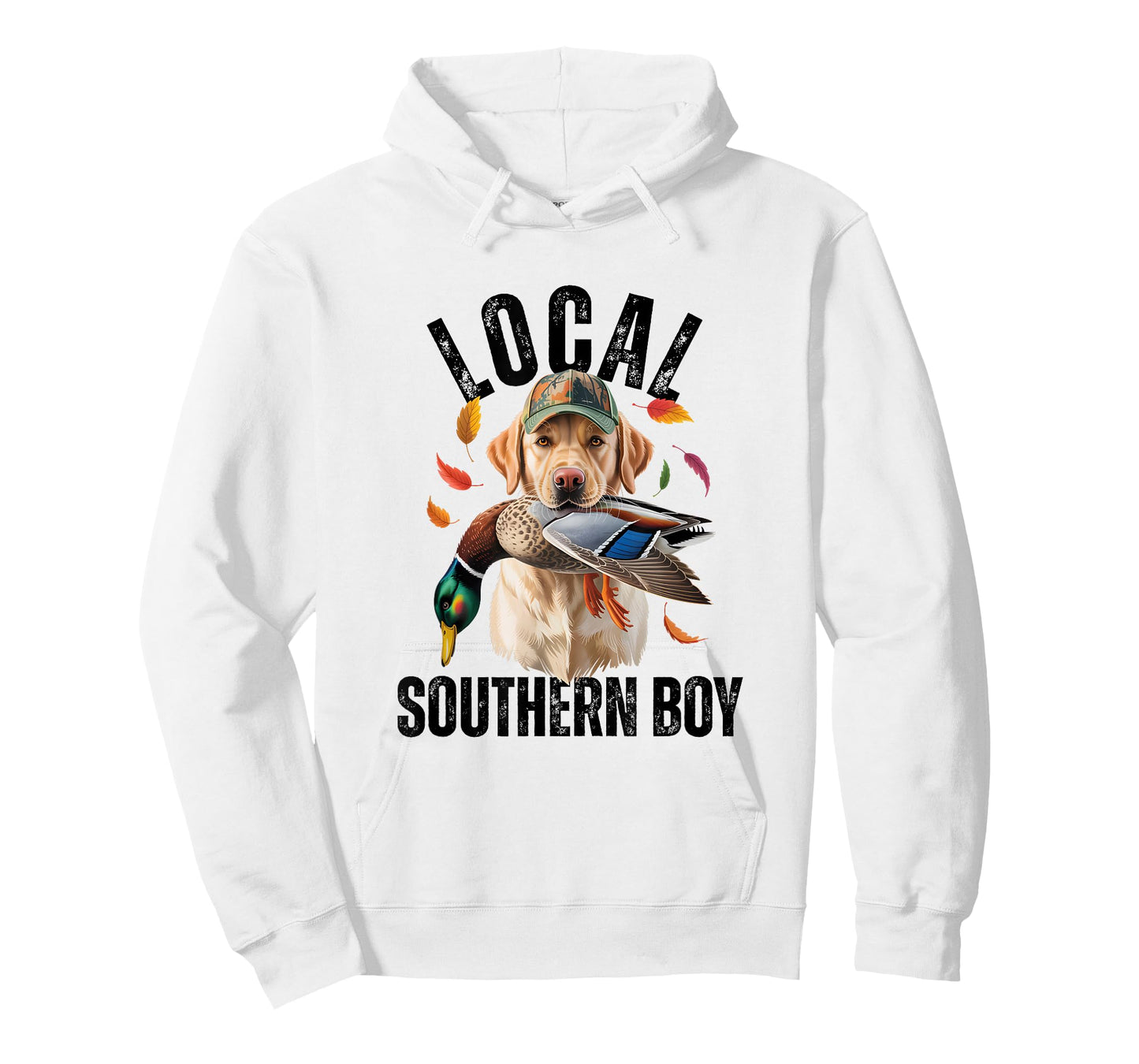 Southern Boy Dog Duck Duck Yellow Retriever Hunting T-Shirt