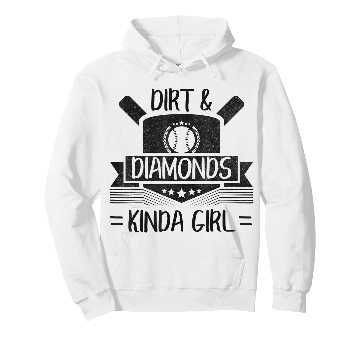 Fun Cute Baseball Softball Home Plate Kinda Girl T-Shirt