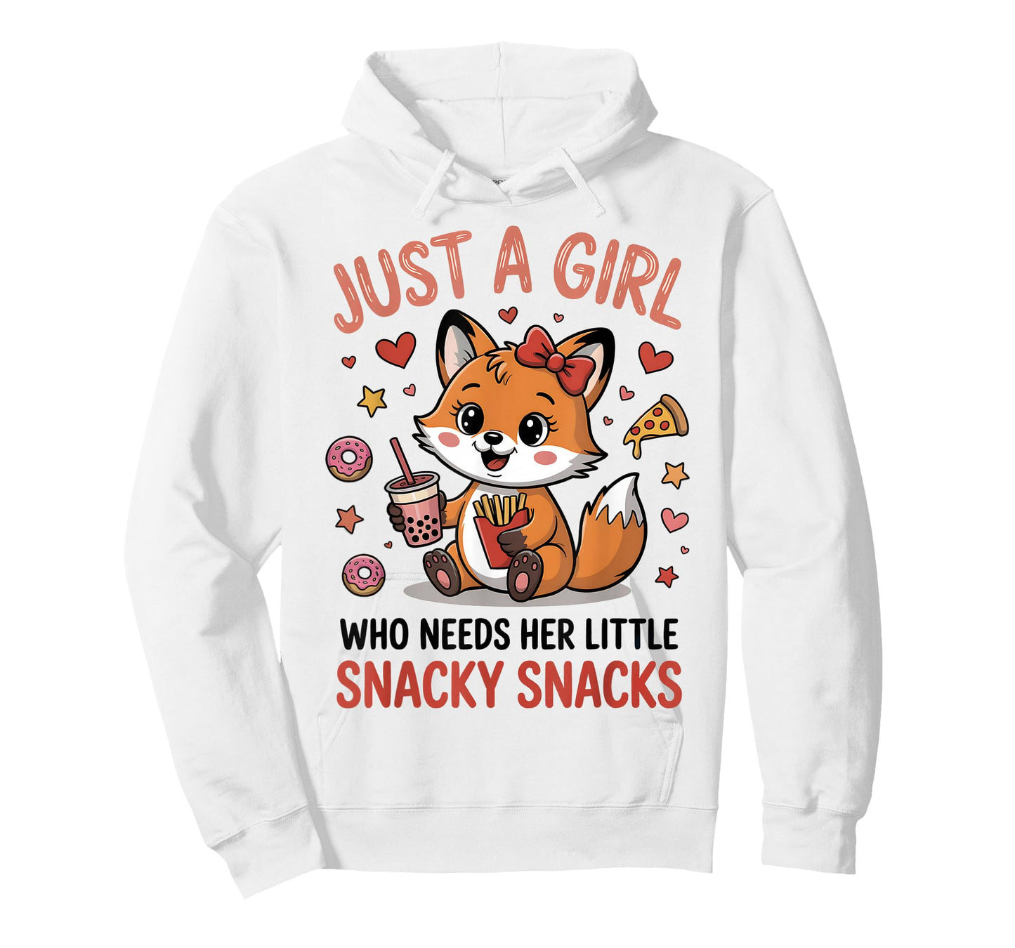 Just A Girl Who Needs Her Little Snacky Snacks Teens Women T-Shirt
