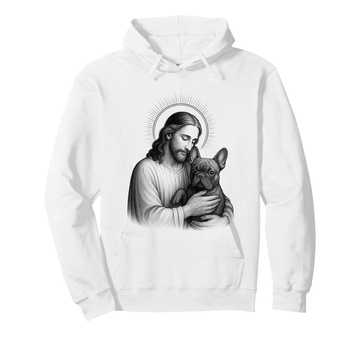 Jesus & French Bulldog Lover Christian Frenchie Dog Mom Men Women T-Shirt