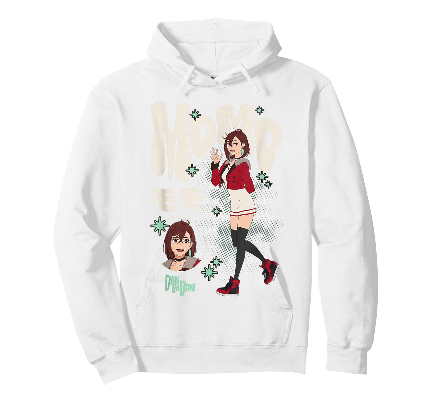 Dan Da Dan Momo Ayase Waving Hand Kawaii Anime T-Shirt