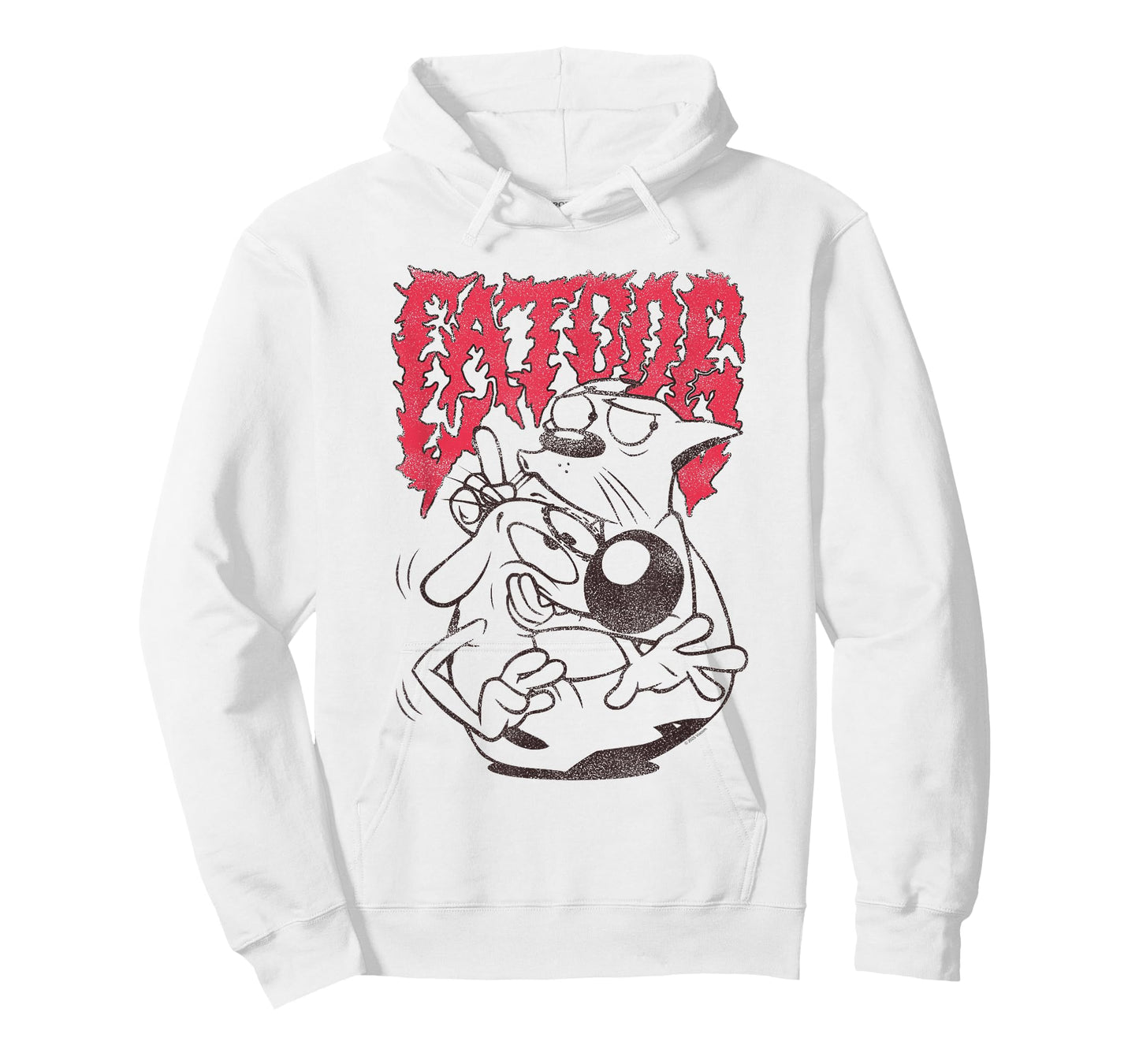 CatDog Heavy Metal Logo Cartoon T-Shirt