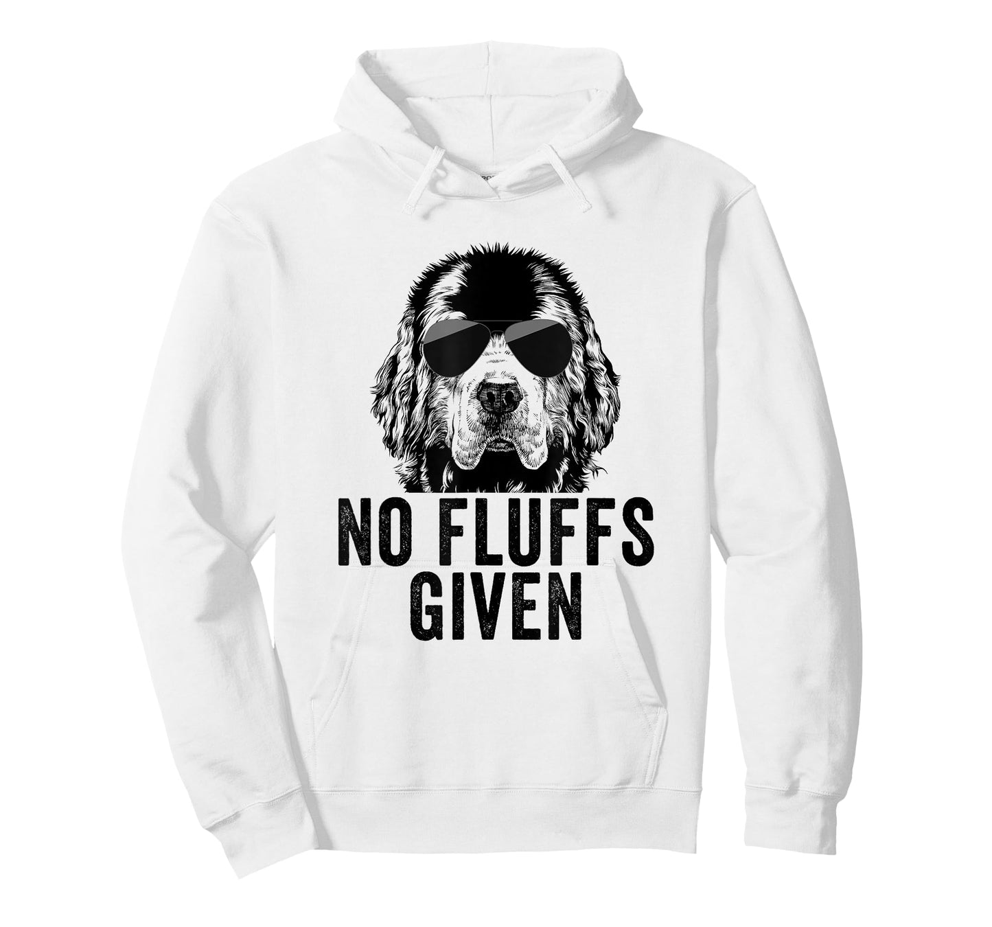 Funny No Fluffs Given Newfie Dog Mom Dad T-Shirt