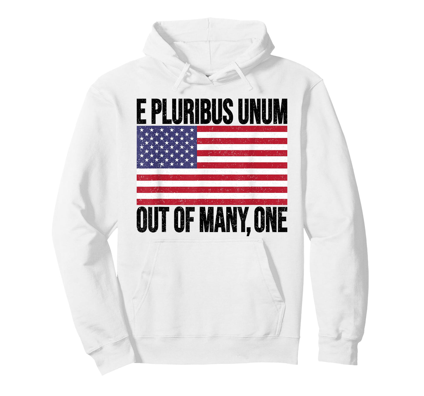 E PLURIBUS UNUM USA FLAG T-Shirt for Women Men