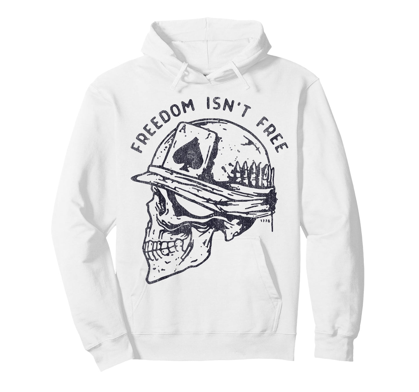 Freedom Isn't Free Skull Soldier Hat T-Shirt