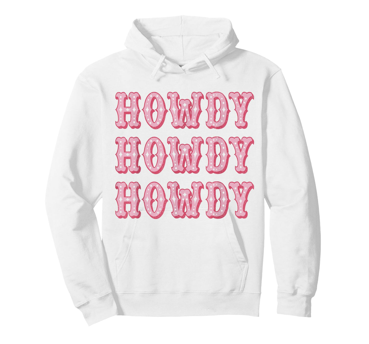 Vintage White Howdy Rodeo Western Country Southern Cowgirl T-Shirt