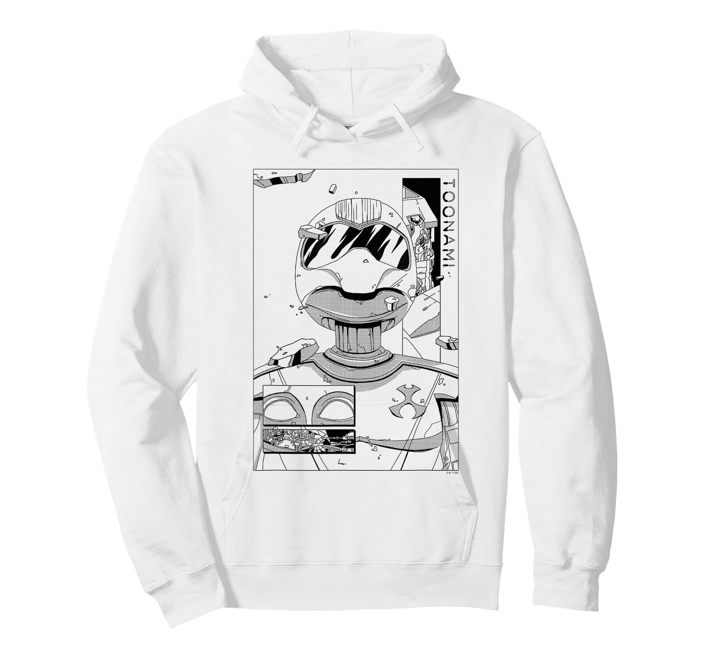 Toonami T.O.M. Manga Sketch Boxed Portrait T-Shirt
