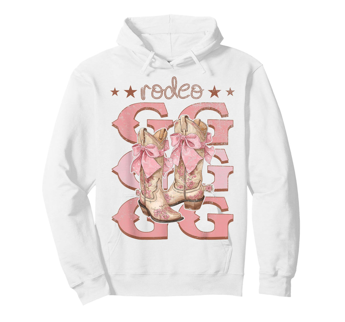 Rodeo GG Pink Boots Coquette Cow-Girl Birthday Party T-Shirt