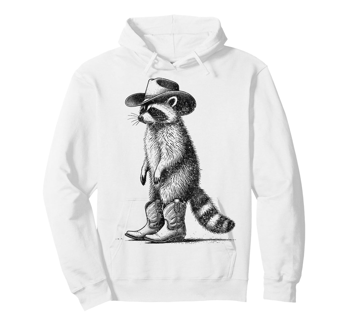 Vintage Raccoon Cowboy Cowgirl Western Country T-Shirt