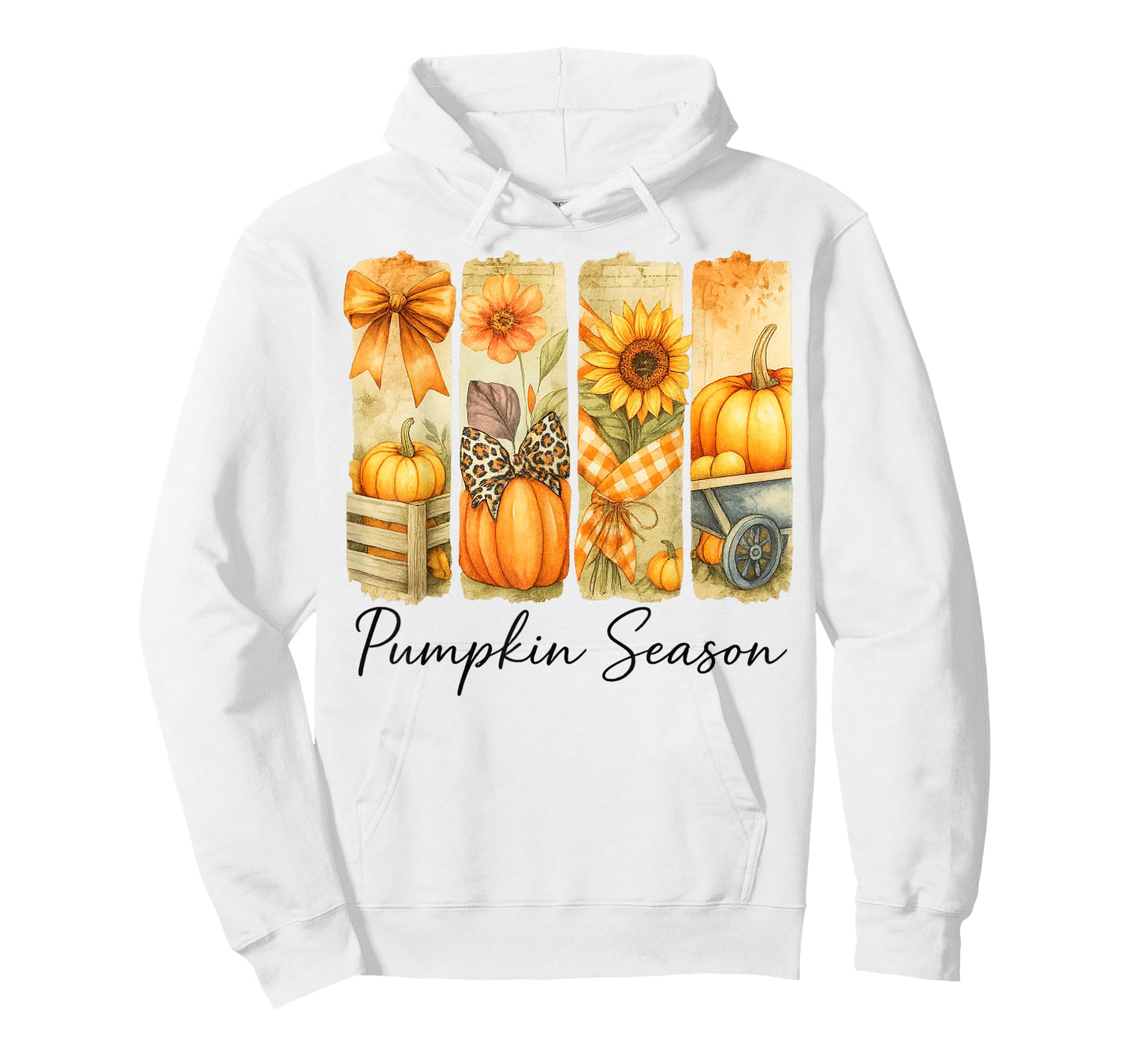 Pumpkin Season Boho Pumpkin Floral Thanksgiving Fall Vibes T-Shirt
