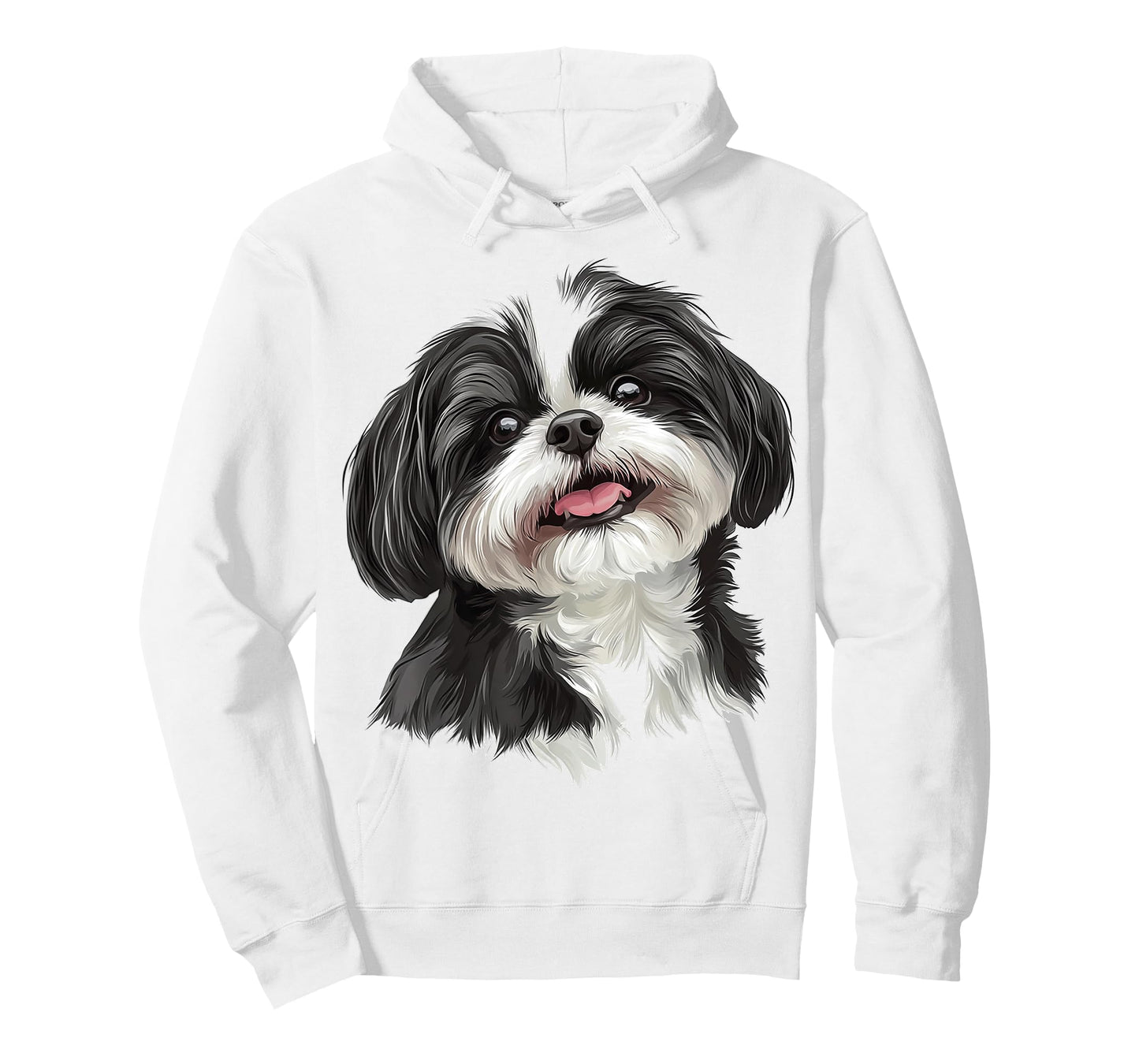 Shih Tzu Dog Motif Pet Illustration Shih Tzu Men Women Kids T-Shirt