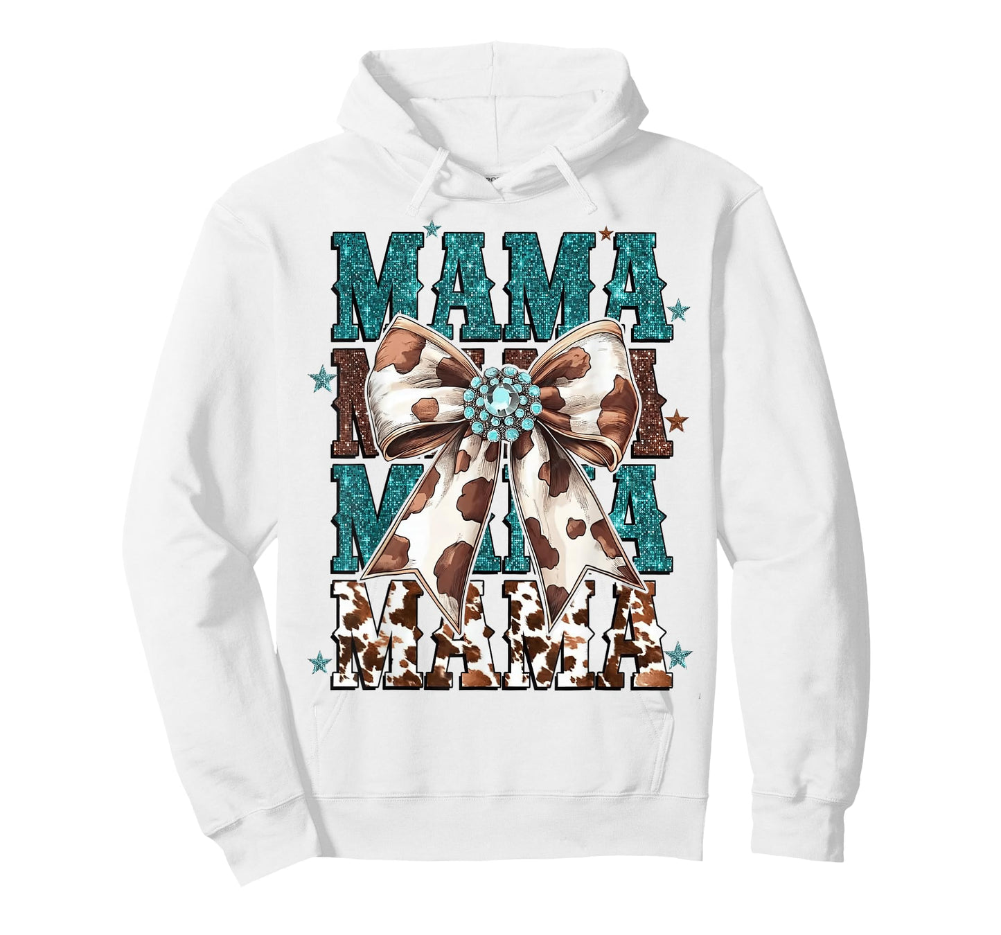 Mama Mom Western Family Matching Birthday Cowboy Cowgirl T-Shirt